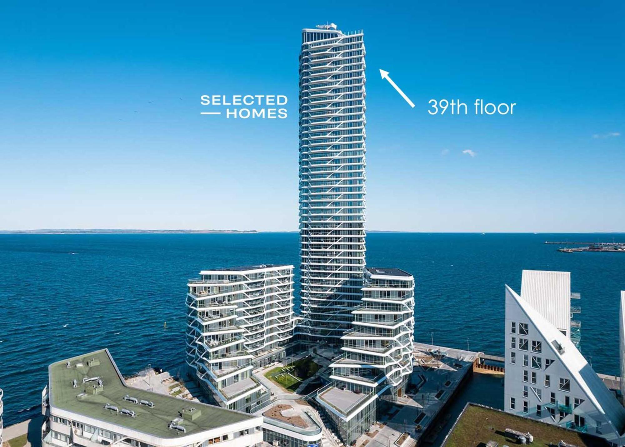 Penthouse Paradise On 39Th Floor Leilighet Århus Eksteriør bilde